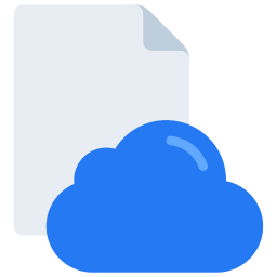 Cloud data icon