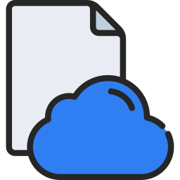 datos en la nube icono