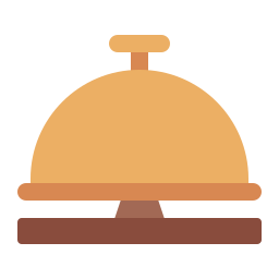 dzwonek hotelowy ikona
