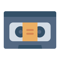 Vhs tape icon