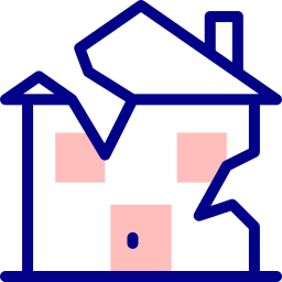 Broken home icon