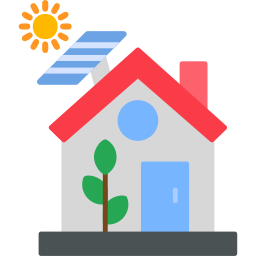 Eco house icon