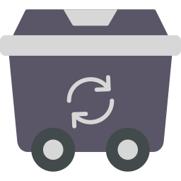 papelera de reciclaje icono