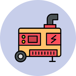 Electric generator icon