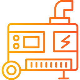 Electric generator icon