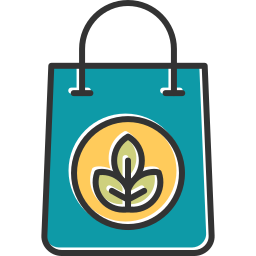 Eco bag icon