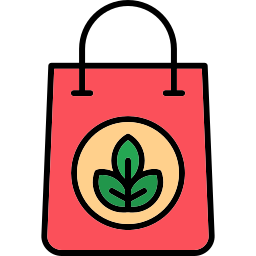 Eco bag icon