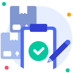 comprobación icono