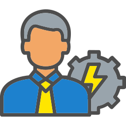 Electrical engineer icon