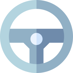 Steering wheel icon