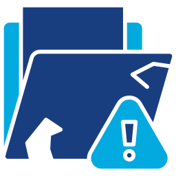 Pérdida de datos icono