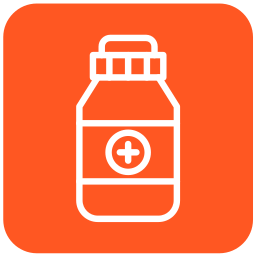 Medicine jar icon