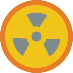 radioaktywność ikona
