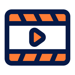 Video clip icon