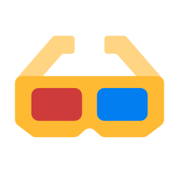 3d glasses icon