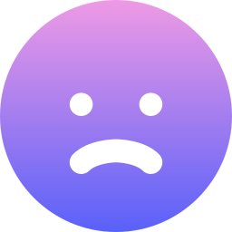 Sad face icon