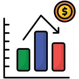 Growth chart icon