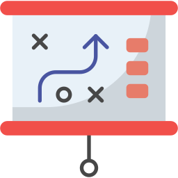 plan stratégique Icône