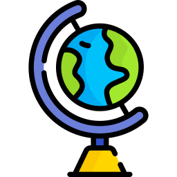 Earth globe icon