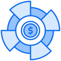 diagramme circulaire Icône