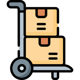 Hand truck icon