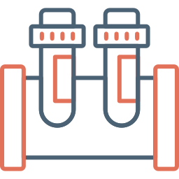 Test tubes icon