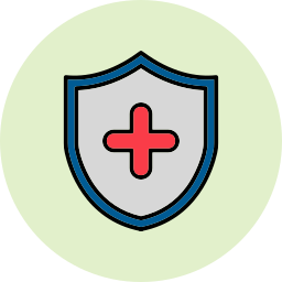 escudo médico Ícone