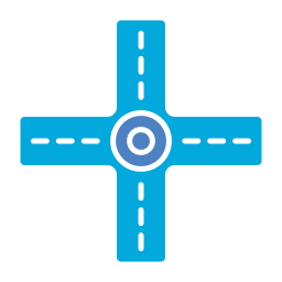 道路交差点 icon