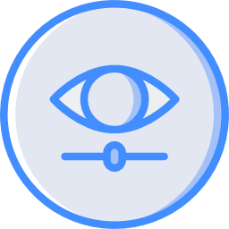 Red eye icon