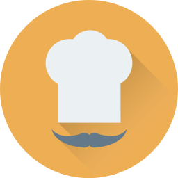 mannelijke chef-kok icoon
