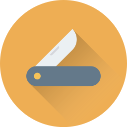 Utility knife icon