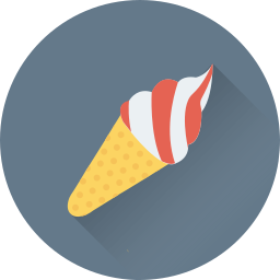 cucurucho de helado icono