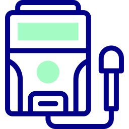 detector de radiação Ícone