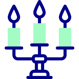 lume di candela icona