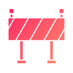 Road block icon