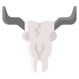 Bull skull icon