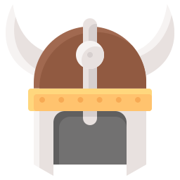 casque viking Icône