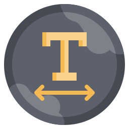 textbreite icon