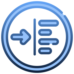 Right indentation icon