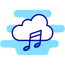 Музыкальное облако иконка