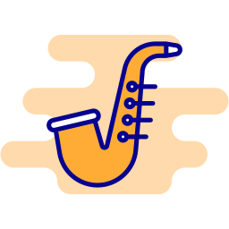 saxofón icono