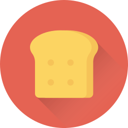 pokrojony chleb ikona