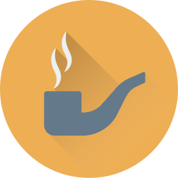 Smoking pipe icon