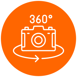 kamera 360 ikona