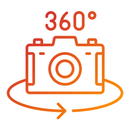 caméra 360 Icône