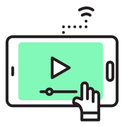 educatieve video icoon