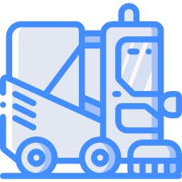 Road sweeper icon