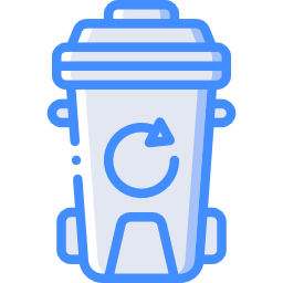 papelera de reciclaje icono