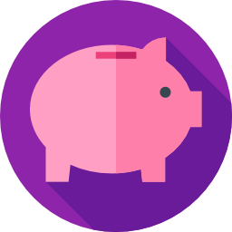 Piggy bank icon