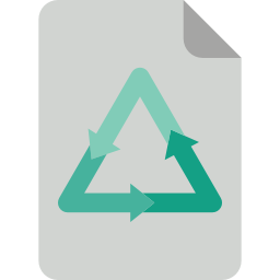 Recycled paper icon